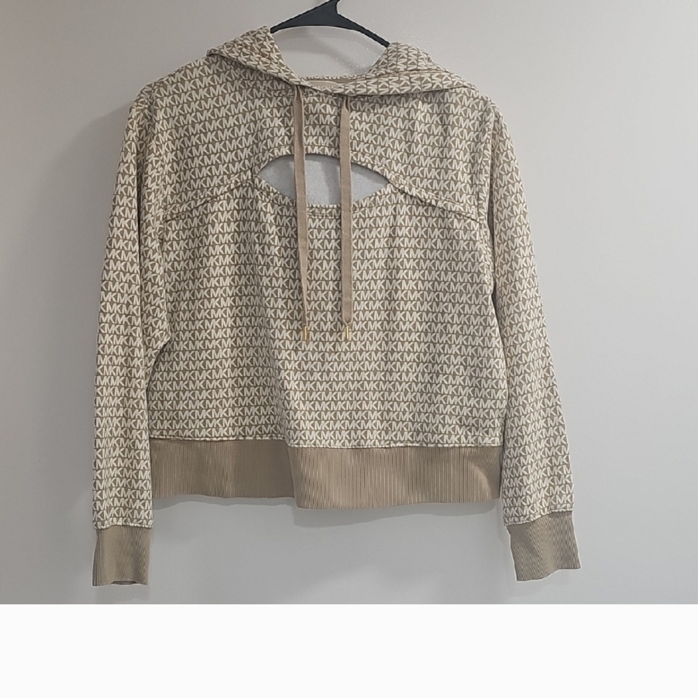 Stylish Beige Patterned Women's Sweater